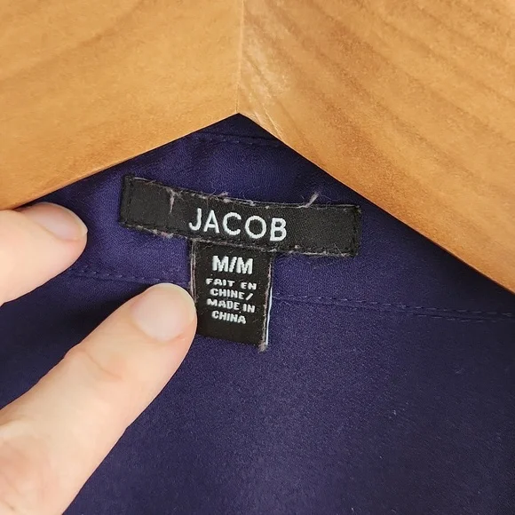 Jacob purple oversized blouse - Picture 3 of 9